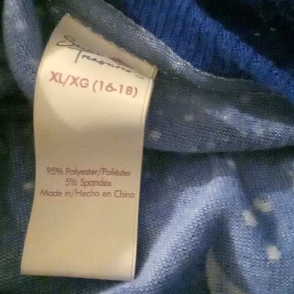 Secret Treasures Blue Starry Pajama Set Intimates - Picture 4 of 5